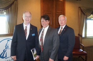 Congressman Bill Foster, IAR Federal Political Coordinator Jeff Gregory, IAR Treasurer-Elect Mike Drews