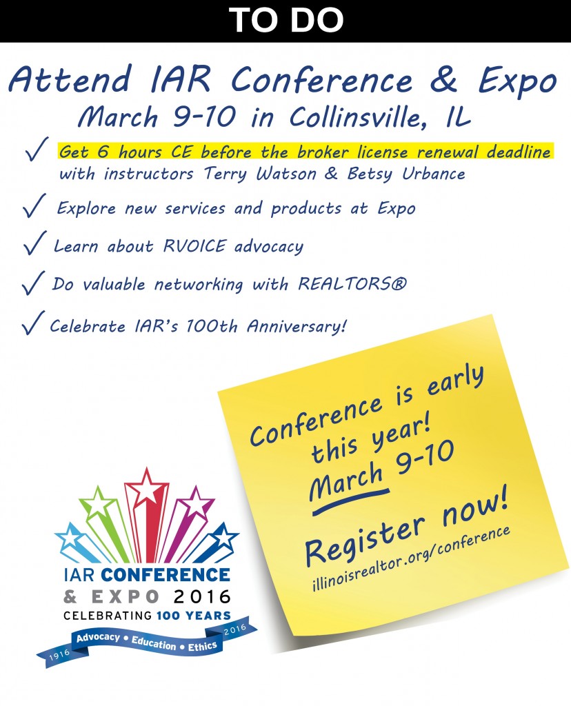 Attend IAR Conference & Expo March 9-10 in Collinsville, IL