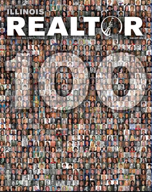 The Illinois REALTOR® January edition features 675 iamges provided by members for a commemoration of the association's century of service. 