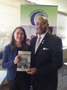 Author Beryl Satter (left) and NAREB Chicago Chapter President, Tracey Taylor (right)