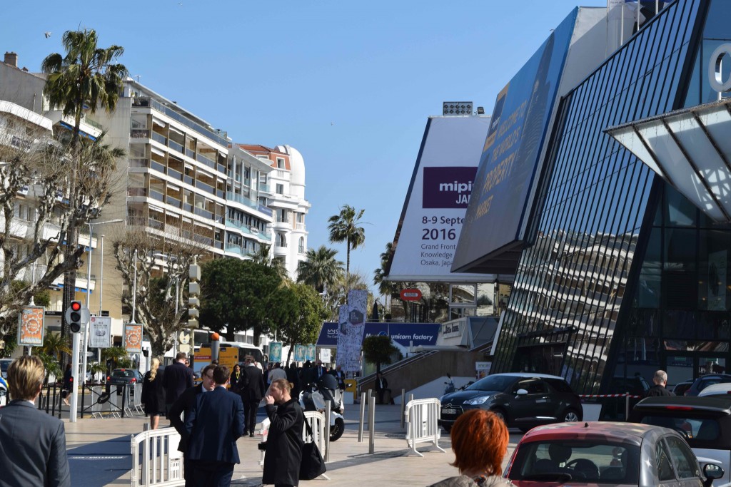 An exterior shot of the Palais des Festivals in Cannes, France, where MIPIM 2016 was held. 
