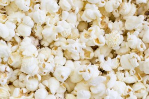 White popcorn texture background - Tasty popcorn