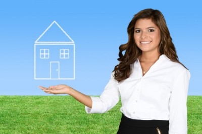 A woman who is buying her first home