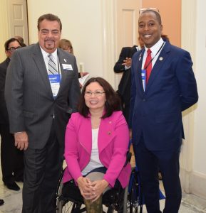 REALTORS® Bob Eby and Maurice Hampton meet with Illinois REALTORS® on Capitol Hill on May 11, 2016.