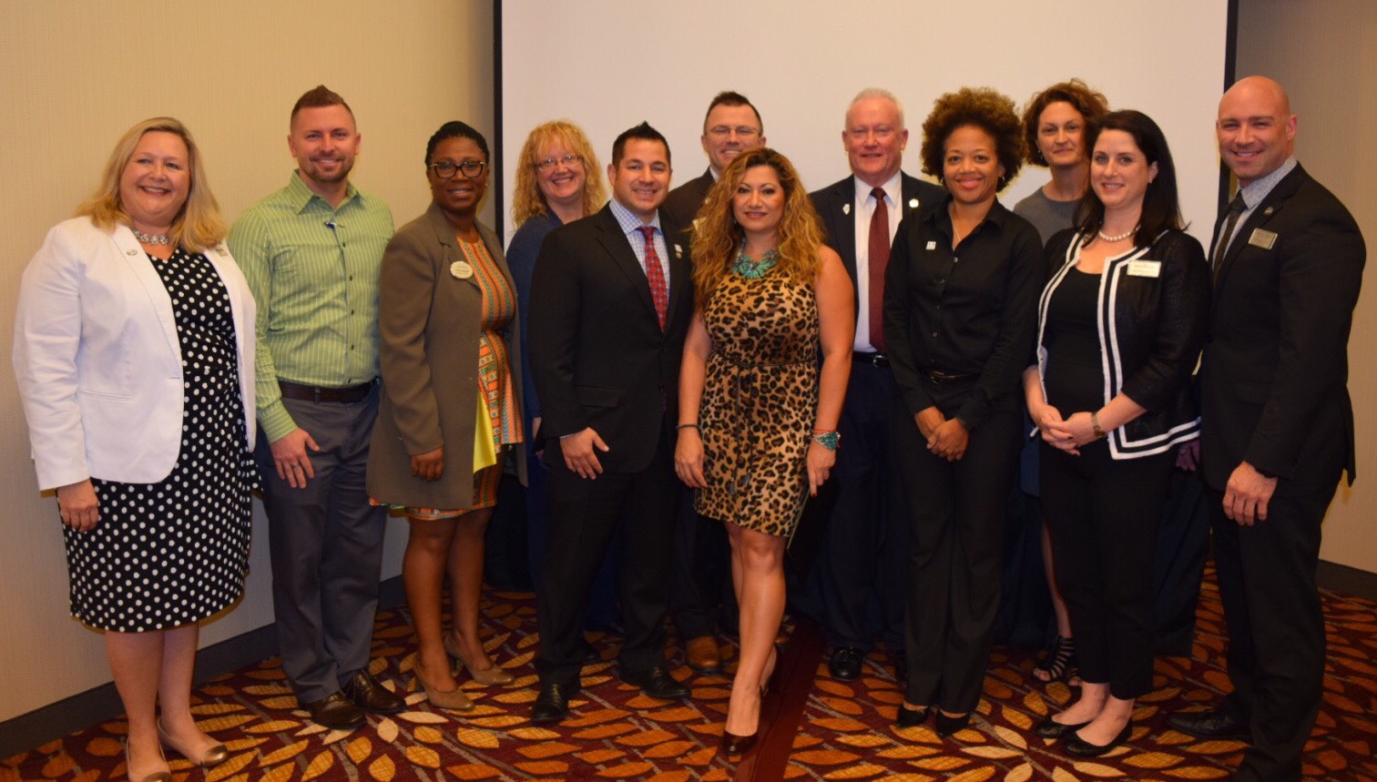 Members of the Leadership Development Program pose at a meeting of the Professional Development Member Involvement Group held in Naperville Oct. 6, 2016. 