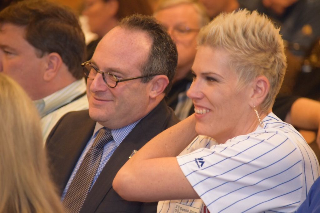 Chicago Association of REALTORS® President Matt Silver at the Illinois Caucus meeting with 2017 Commercial Liaison Deena Zimmerman at the NAR Convention in Orlando on Nov. 6, 2016. Zimmerman is one of many Illinois REALTORS® serving in appointed posts overseeing governance of the national organization.