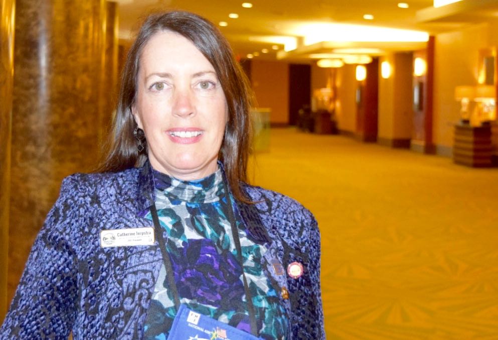 Catherine Terpstra, president of the Mainstreet Organization pf REALTORS® earned the SRES Outstanding Service Award. 