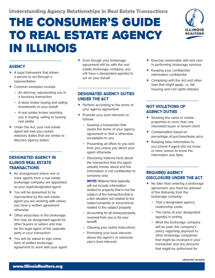 The Consumer's Guide to Real Estate Agency in Illinois - 2024 Update