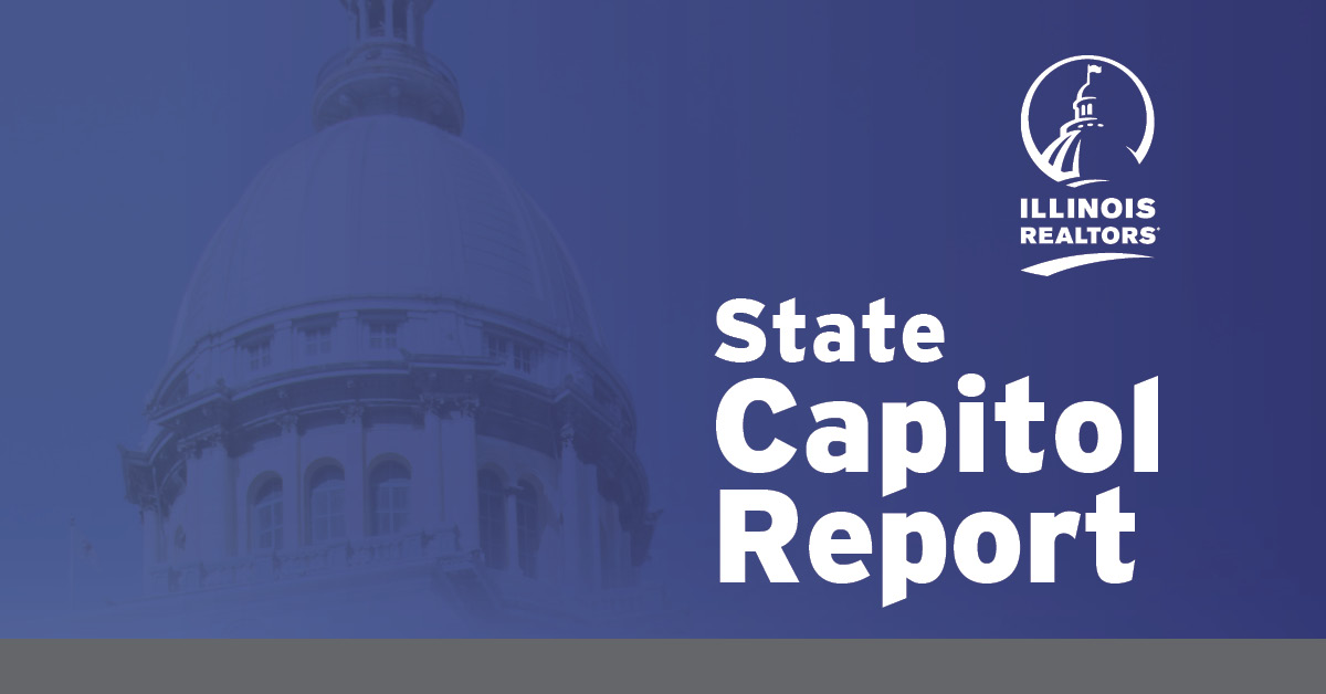 Graphic with words State Capitol Report