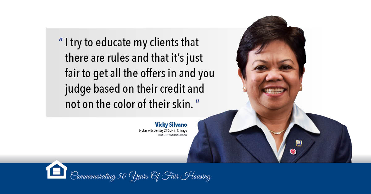 1200×628 Magazine FairHousing VickySilvano Vicky Silvano - broker with Century 21 SGR in Chicago - PHOTO BY ANN LONDRIGAN