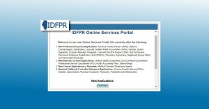 IDFPR Online Services Portal