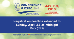 Conference & Expo registration extended to Sunday, April 22 at midnight