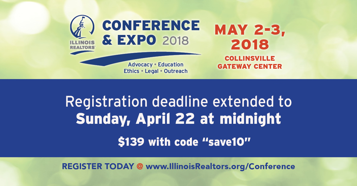 Conference registration extended to Sunday, April 22. Save $10 with code "save10"
