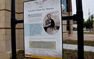 Lincoln's Vision Plaza Panel