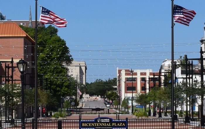 21-Star Flags at Bicentennial Plaza, a REALTOR® Community Partnetship