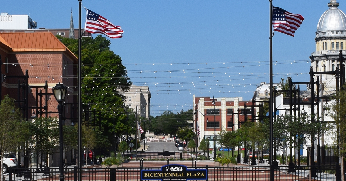 21-Star Flags at Bicentennial Plaza, a REALTOR® Community Partnetship