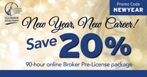 New Year, New Career - Save 20% on Pre-License 90-hour package