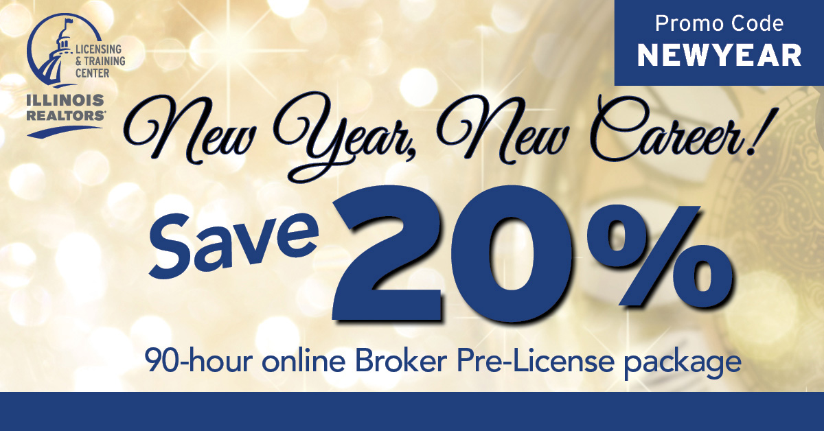 New Year, New Career - Save 20% on Pre-License 90-hour package
