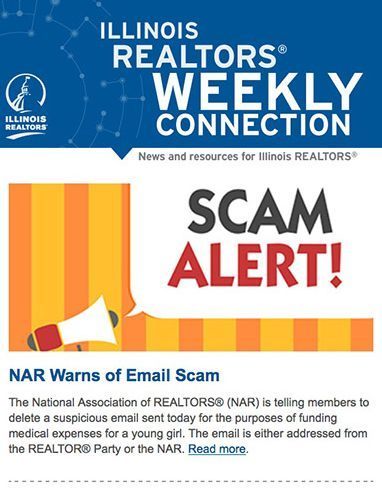 Illinois Realtors Weekly Connection enewsletter