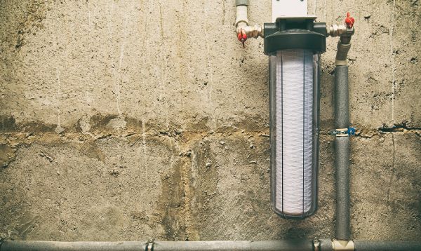 water filter in basement