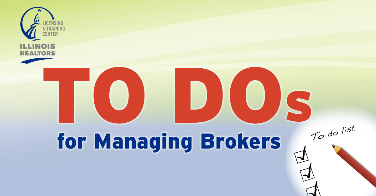 To Dos for Managing Brokers