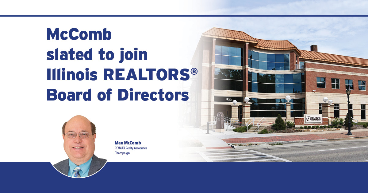 Max McComb slated to join Illinois REALTORS®' Board of Directors