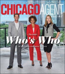 Cover photo of special edition of Chicago Agent Magazine 'who's who in residential real estate'