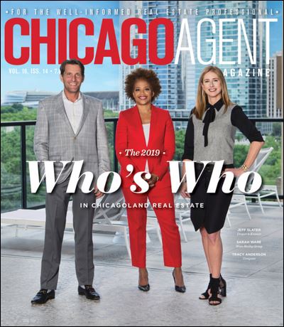 Cover photo of special edition of Chicago Agent Magazine 'who's who in residential real estate'