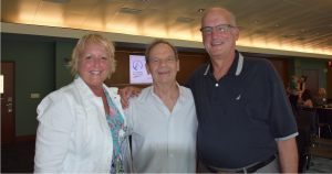 Photo of Julie Sullivan, Senator John Cullerton and Greg Saint Aubin