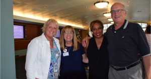 Julie Sullivan, Sen. Melinda Bush, Sen. Toi Hutchison and Greg St. Aubin.