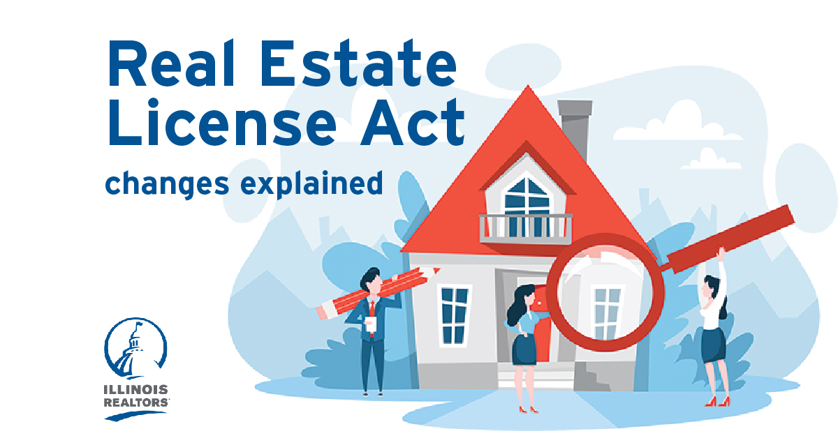 Real estate license act changes