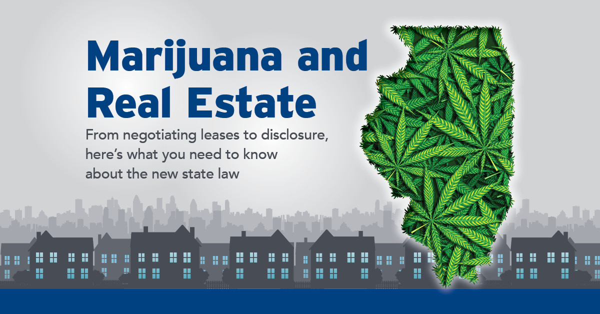 Magazine header for Marijuana and Real Estate article