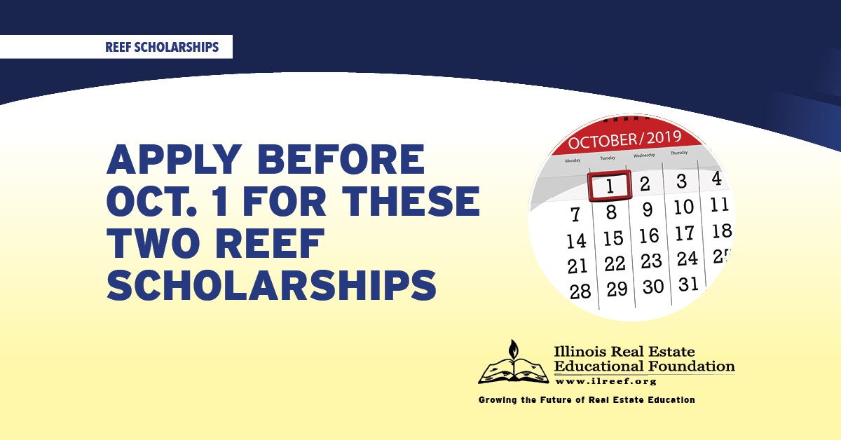 REEF October 1 deadline for scholarship applications