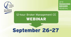 12-hour Broker Management CE Webinar September 26-27