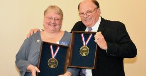 Sue Miller receives Presidential Medallions