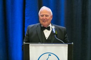 Illinois REALTORS® CEO Gary Clayton speaks at the Inaugural