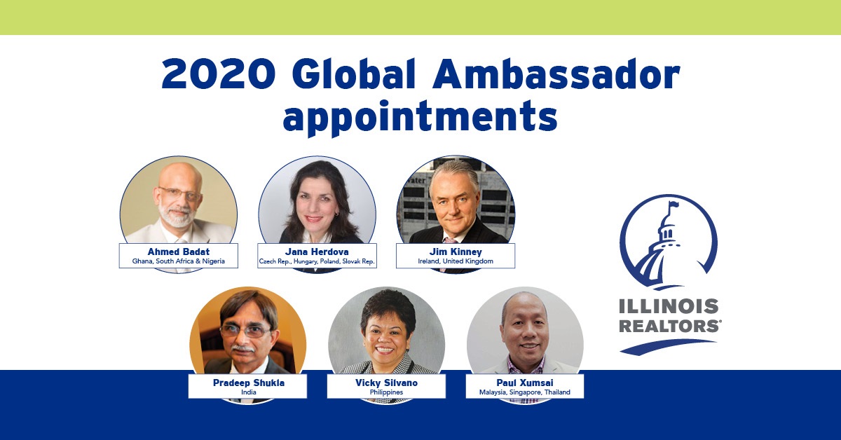 Photos of six NAR 2020 Global Ambassadors