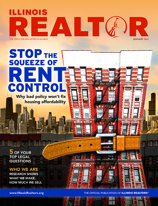 541×703 Cover IllinoisRealtor Magazine Jan2019 Illinois Realtor Magazine Cover for January of 2019