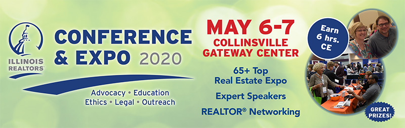 800×253 EmailBanner ConfExpo 2020 Graphic for the Illinois REALTORS® 2020 Conference and Expo