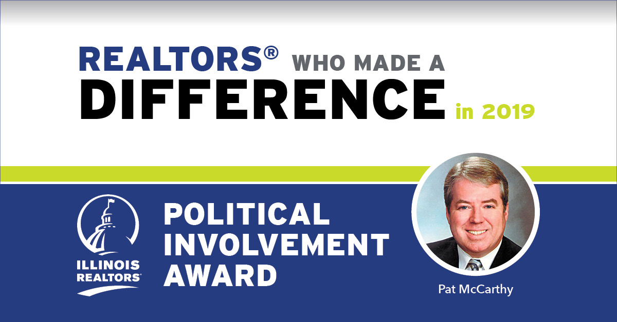 Political Involvement Award – Pat McCarthy