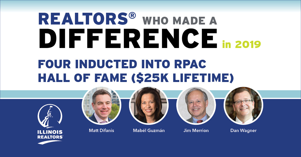 Four inducted into RPAC Hall of Fame ($25K lifetime) Matt Difanis, Mabél Guzmán, Jim Merrion, Dan Wagner