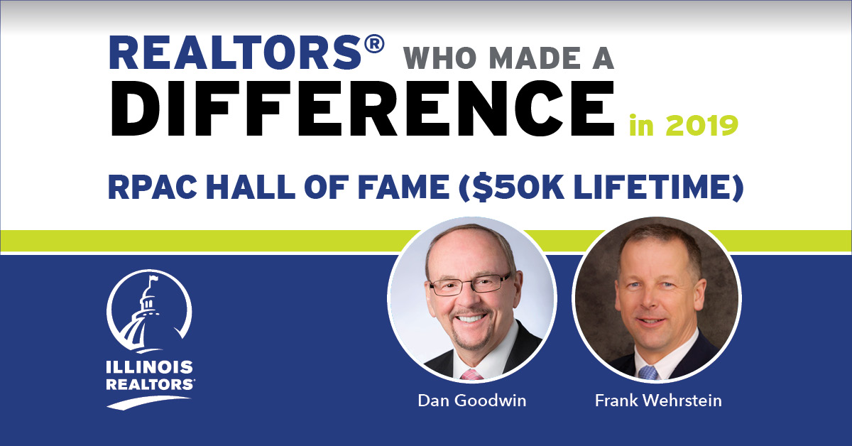 Two reach next level RPAC Hall of Fame ($50K lifetime) Dan Goodwin, Frank Wehrstein