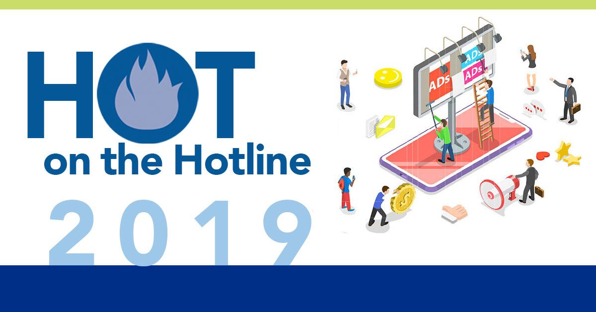 hot on the hotline advertising