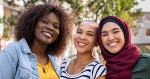 three women of color