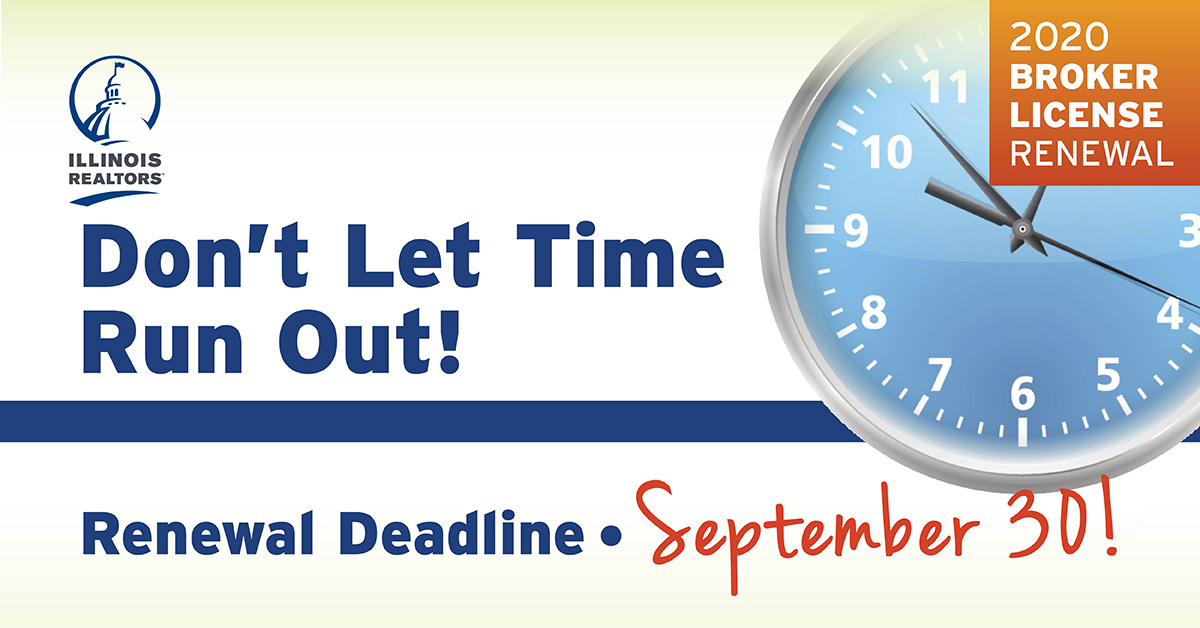 Don't Let Time Run Out: Sept 30 Broker Renewal