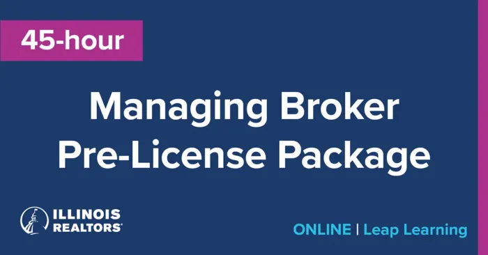 Managing Broker Pre-License 45-hour PACKAGE