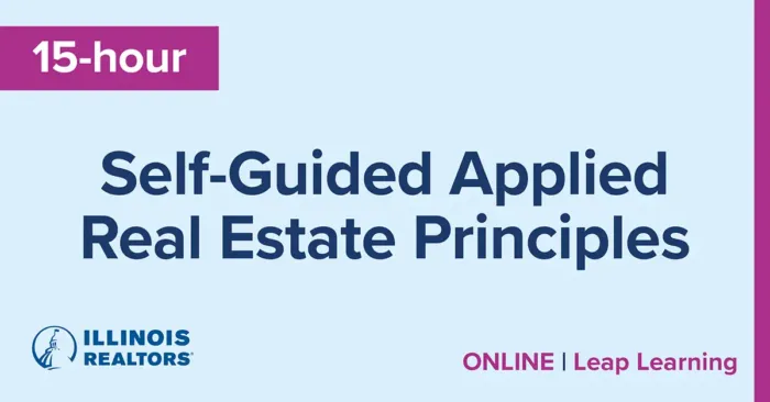 15-hour Online Self-Guided Applied Real Estate Principles: Leap Learning