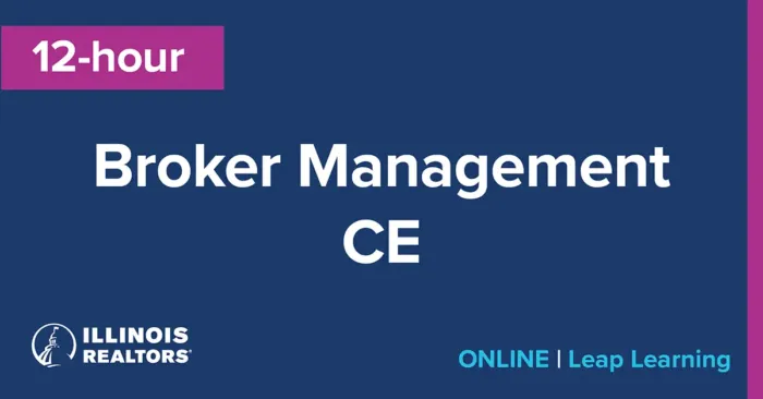 12-hour Broker Management CE Online: Leap Learning