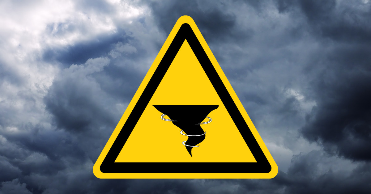 IRRF tornado sign graphic