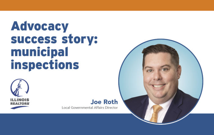 Local GAD Joe Roth and village staff/officials. The changes impact presale occupancy inspections and rental inspections as well as the foreclosed and vacant property registry.